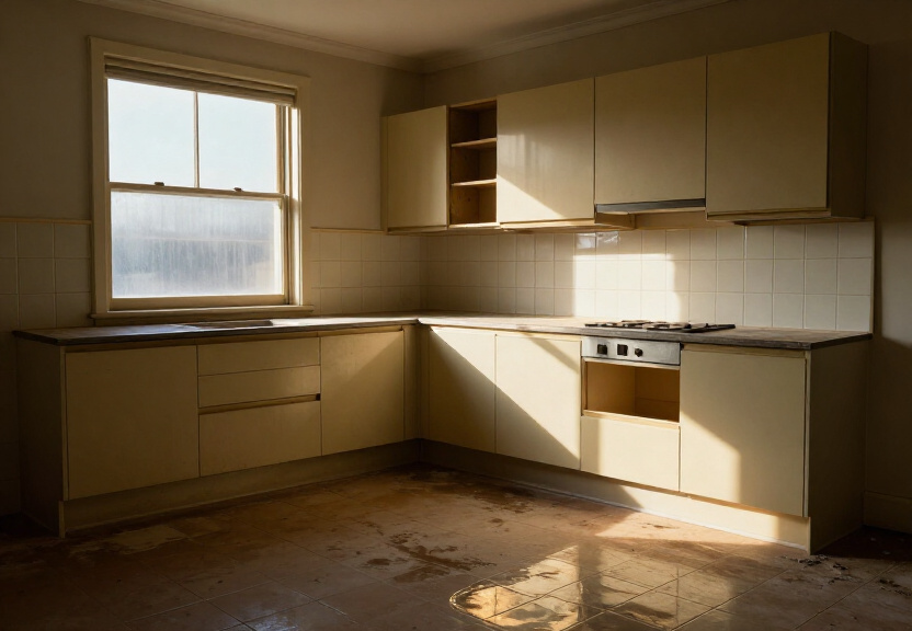 Dry and clean basement in Woodcroft after restoration